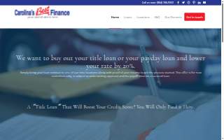 Carolina's Best Finance of Greer website