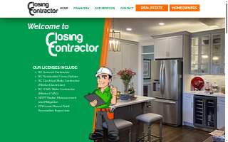 Closing Contractor website