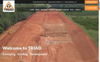 Triad Engineering & Surveying, Inc. website