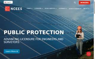 National Council of Examiners for Engineering and Surveying website