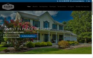 Parr Home Inspection, LLC. website