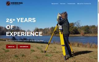 Herring Land Surveying website