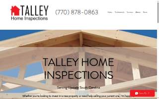 Talley Home Inspections website