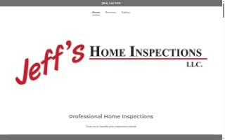 Jeff's Home Inspections, LLC. website