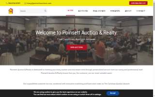 Poinsett Auction & Realty, Inc. website