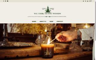 We Took To the Woods website