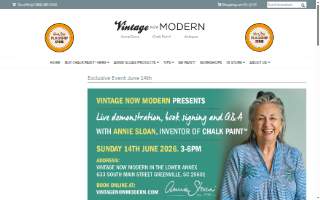 Vintage Now Modern website