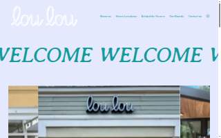 Lou Lou Boutique website