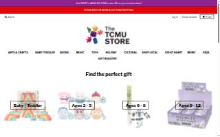 The TCMU Store website