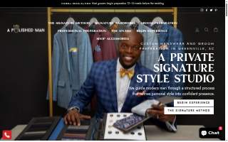 A Polished Man website