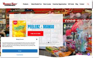 Rocket Fizz Greenville website