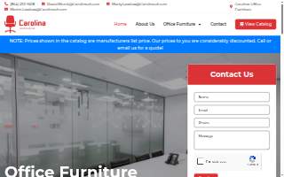 Carolina Office Furniture website