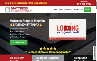 Mattress by Appointment Mauldin SC website