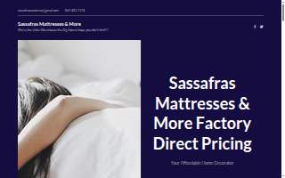 Sassafras Mattresses & More website