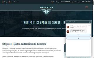 Fusion Managed IT website