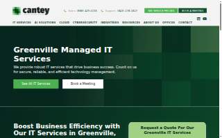 Cantey Tech Consulting - Greenville Managed IT Services Company website