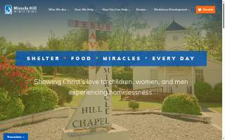 Miracle Hill Ministries website