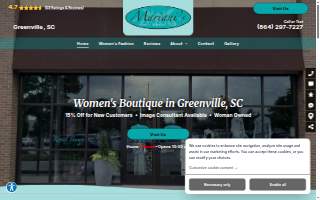 Mariani's Boutique website