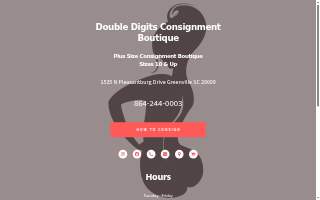 Double Digits Consignment Boutique website