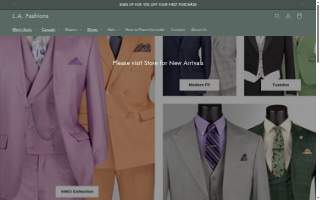 L.A. Fashions - Men’s Suits & Fashion Clothing website