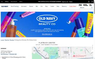 Old Navy Outlet of Brooklyn website