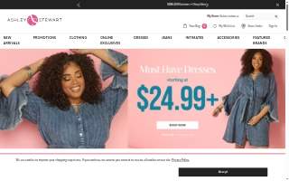 Ashley Stewart of Greenville website