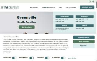 Uptown Cheapskate Greenville website
