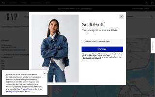 Gap Factory of New York website
