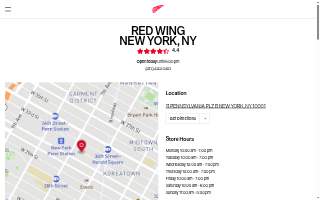 Red Wing - New York website