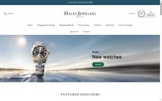 Hale's Jewelers website