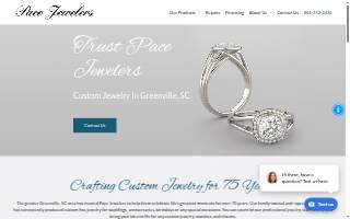 Pace Jewelers Inc. website