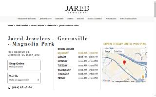 Jared Jewelers website