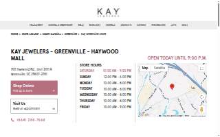KAY Jewelers of Greenville website