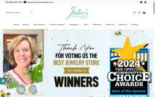 Julie's Jewels & Gifts Inc website