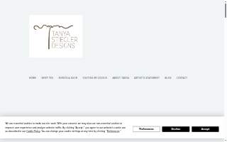 Tanya Stiegler Designs website