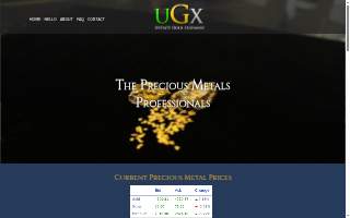 Upstate Gold Exchange website