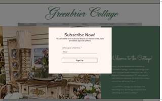 Greenbrier Cottage website