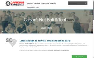 Carson's Nut-Bolt & Tool Co website