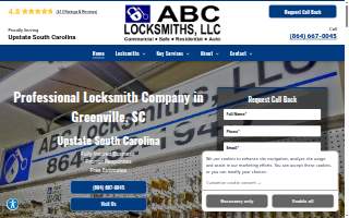 ABC Locksmiths, LLC website