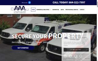 AAA Locksmiths And Alarm Company website