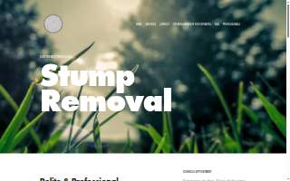 Down to Earth Stump Grinding and Tree Care website