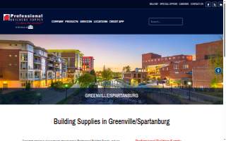 Professional Builders Supply of Taylors website