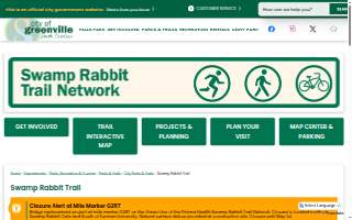 Swamp Rabbit trail website