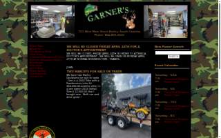 Garners Huntin & Fishin website