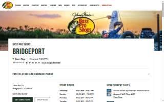 Bass Pro Shops of Bridgeport website