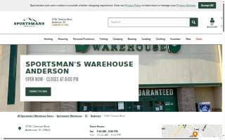 Sportsman's Warehouse of Anderson website