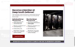 Deep South Defense website