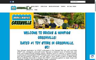 Bricks & Minifigs Greenville website