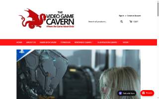 The Video Game Cavern website
