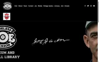Shoeless Joe Jackson Museum & Baseball Library website